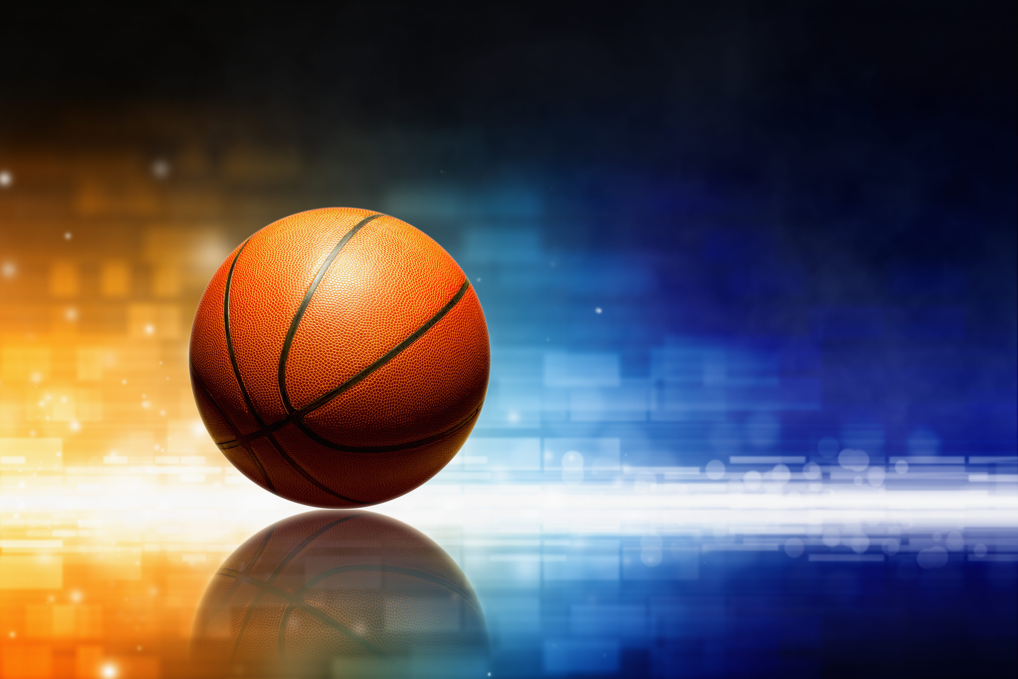 Фотообои баскетбольный мяч на стену